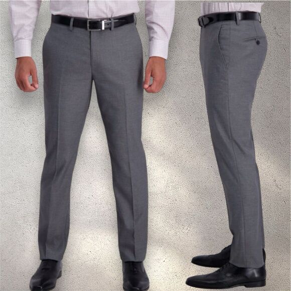 J.M. Haggar Suit Slim Fit Subtle Grid Dress Pants Men's W32 L30 Suit Separate - Picture 1 of 14